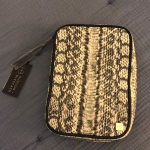 Snake Print Cosmetic Bag